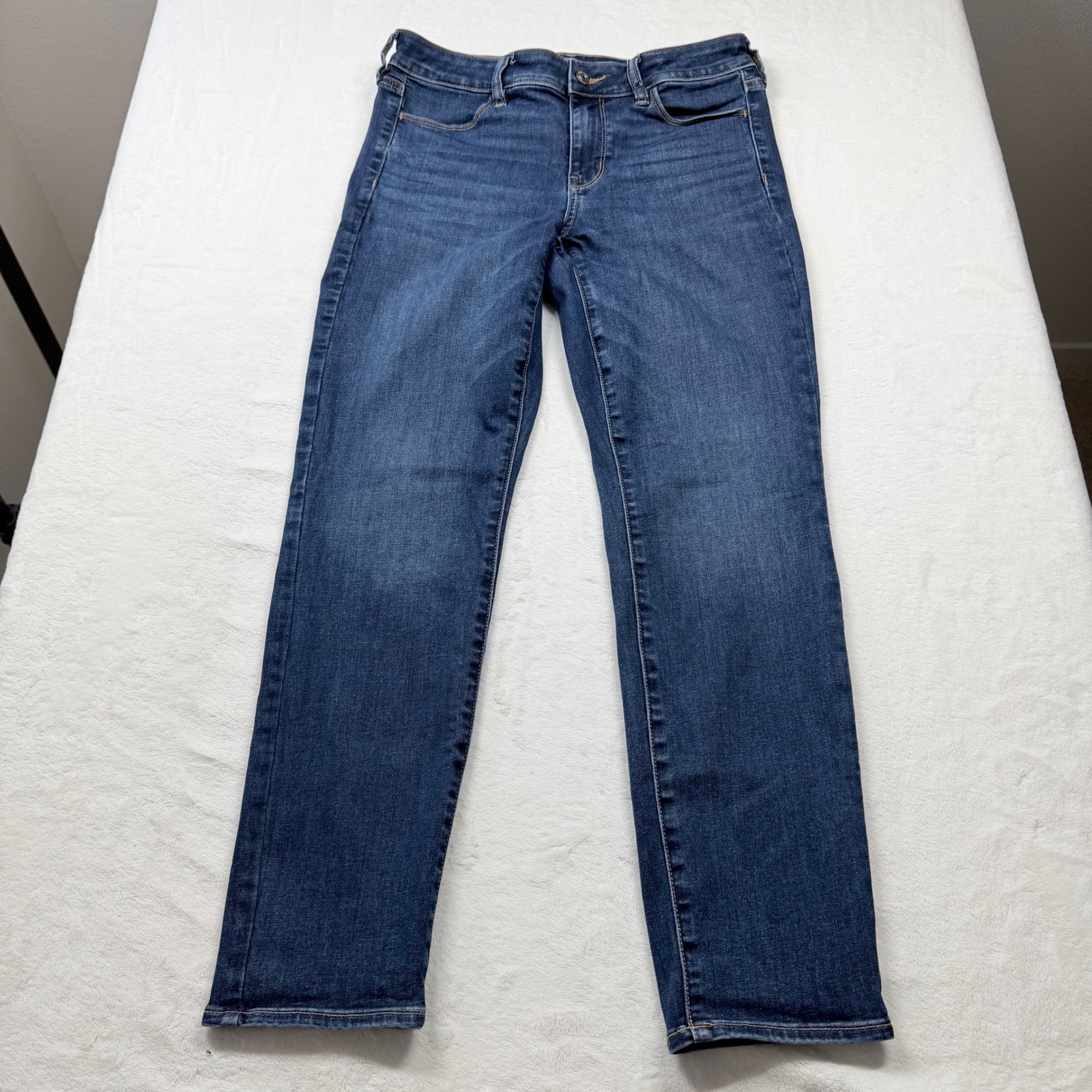 American Eagle Skinny Jeans Womens 8 Dark Wash Excellent Next Level Stretch